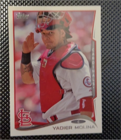 2014 Topps #57 Yadier Molina — front