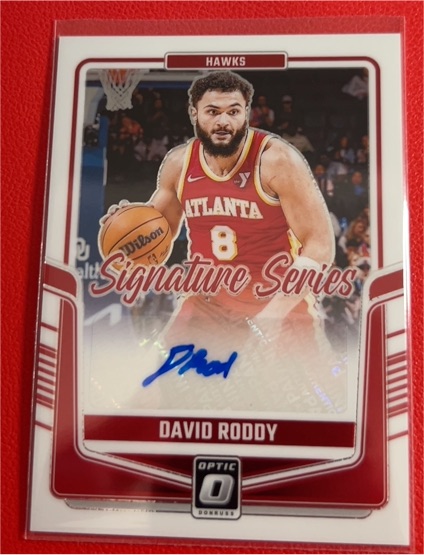 2024-25 Panini Donruss Optic Signature Series #SS-ROD David Roddy — front