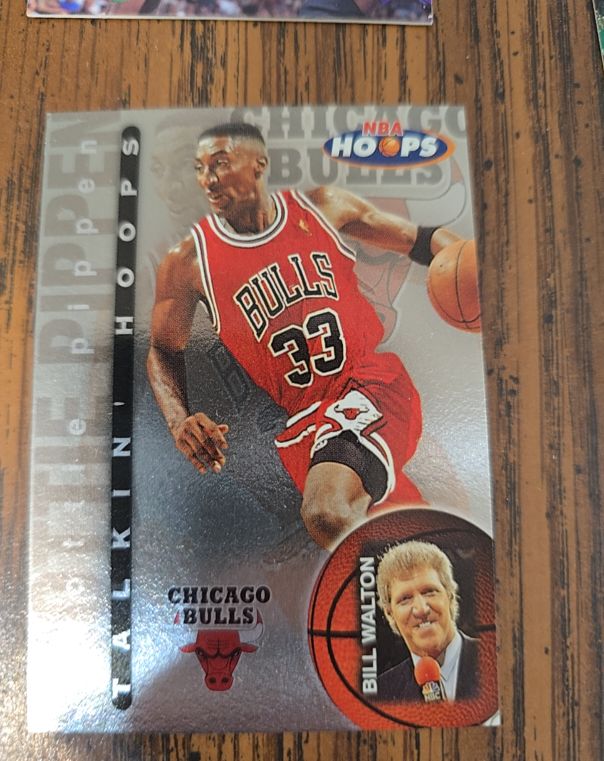 1997-98 Skybox NBA Hoops Talkin' Hoops #5 Scottie Pippen — front