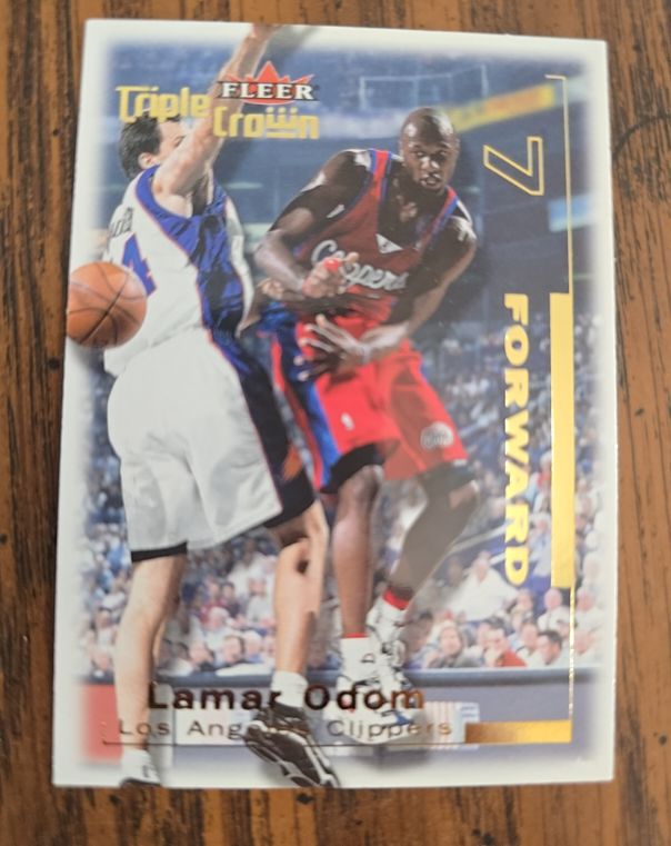 2000-01 Fleer Triple Crown #178 Lamar Odom — front