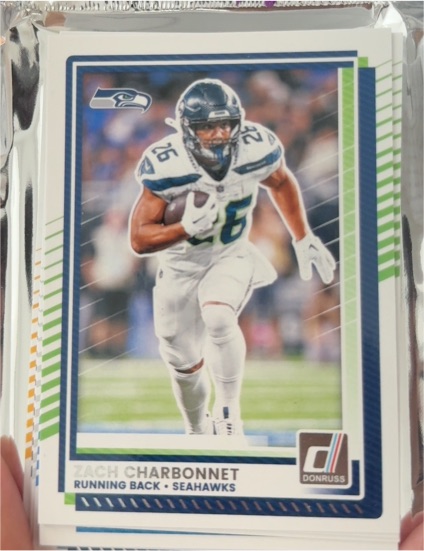 2025 Donruss #76 Zach Charbonnet — front