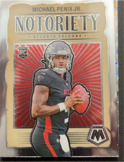 2024 Panini Mosaic #20 Michael Penix Jr. Notoriety — front