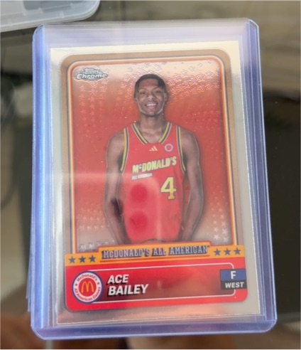2024 Topps Chrome McDonald's All American #84 Ace Bailey — front