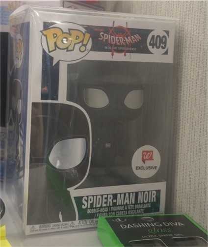 Funko Pop! Marvel Spider-Man Noir #409 Walgreens Exclusive — front