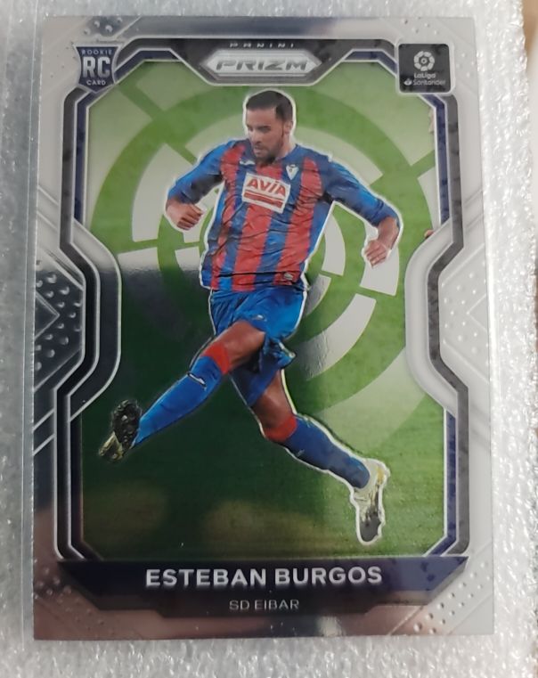 2020-21 Panini Chronicles Prizm La Liga #4 Esteban Burgos — front