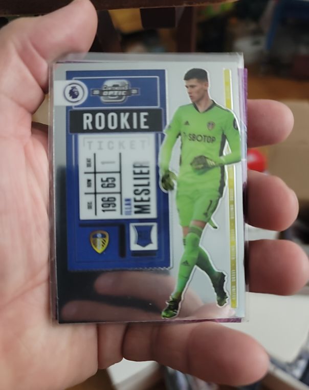 2020-21 Panini Chronicles Optic #3 Illan Meslier Rookie Ticket — front
