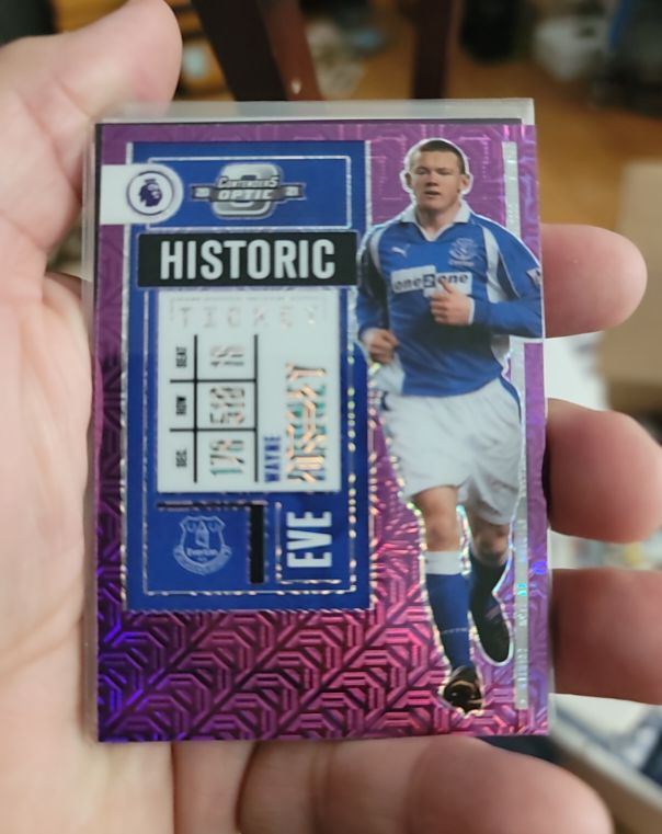 2020-21 Panini Chronicles Contenders Optic Historic Ticket #2 Wayne Rooney — front