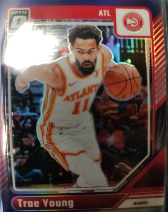 2024-25 Panini Donruss Optic #186 Trae Young — front