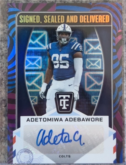 2023 Panini Totally Certified #SSD-AAE Adetomiwa Adebawore — front