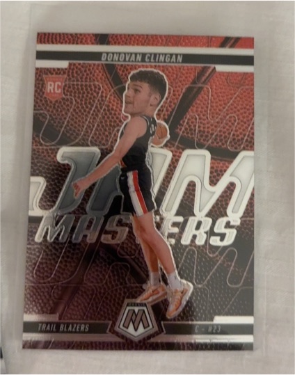 2024-25 Panini Mosaic #5 Donovan Clingan Jam Masters — front
