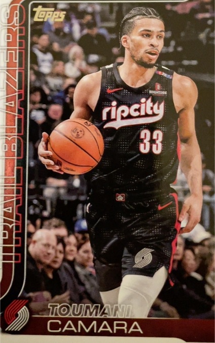2025-26 Topps #128 Toumani Camara — front
