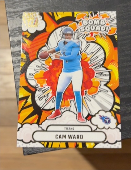 2025 Panini Donruss Bomb Squad #BS-CWD Cam Ward — front