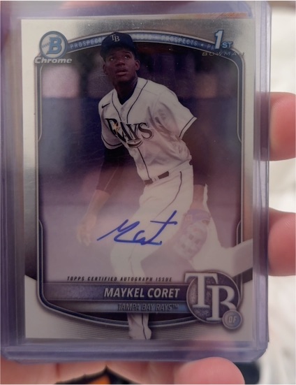 2025 Bowman Chrome #CPA-MC Maykel Coret — front