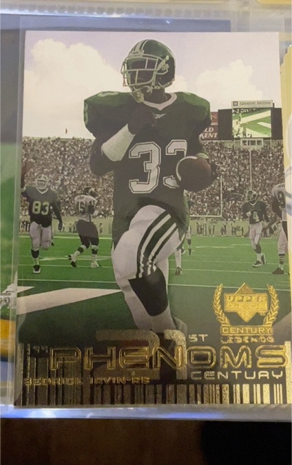 1999 Upper Deck 21st Century Phenoms #155 Sedrick Irvin — front
