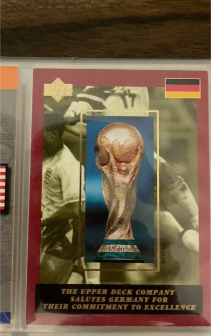 1994 Upper Deck World Cup Salutes Germany Insert — front