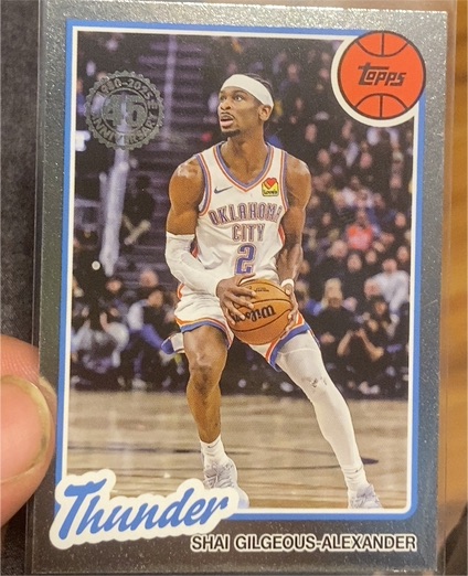 2025-26 Topps Basketball #80BK-91 Shai Gilgeous-Alexander — front