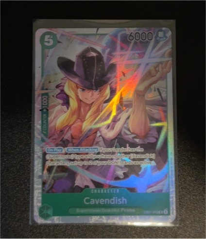 One Piece Card Game EB01-012 Cavendish — front