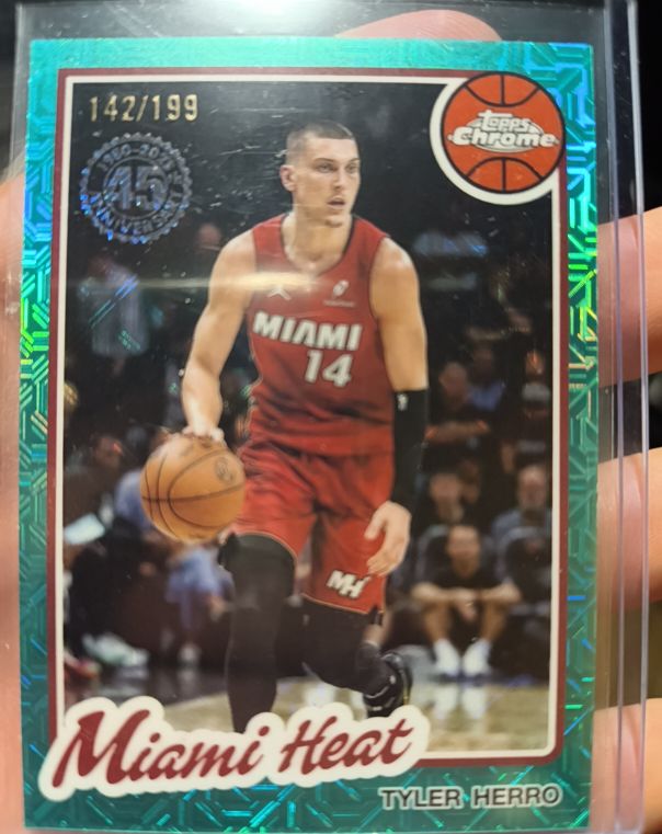 2025-26 Topps 1980-81 Chrome #TC-THR Tyler Herro — front