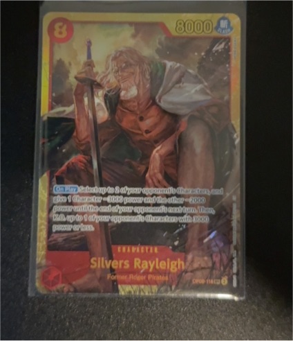 One Piece TCG OP08-118 Silvers Rayleigh — front