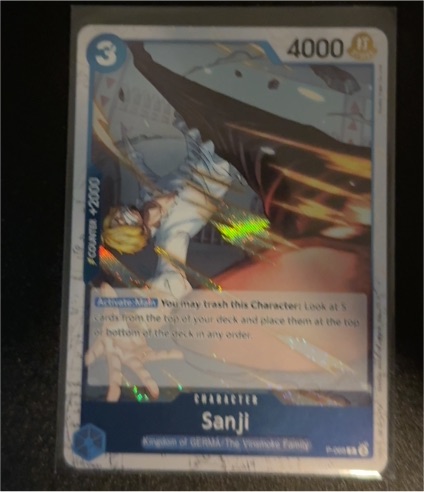 One Piece Card Game P-068 Sanji — front