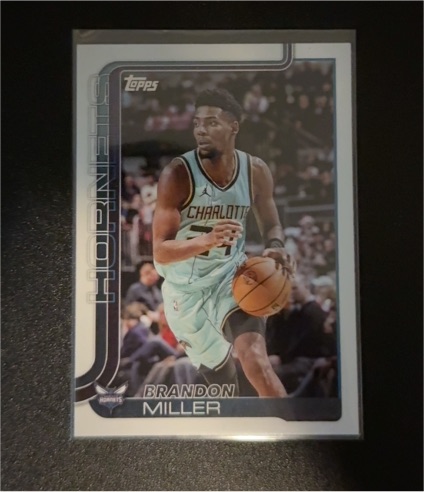 2025 Topps #68 Brandon Miller — front