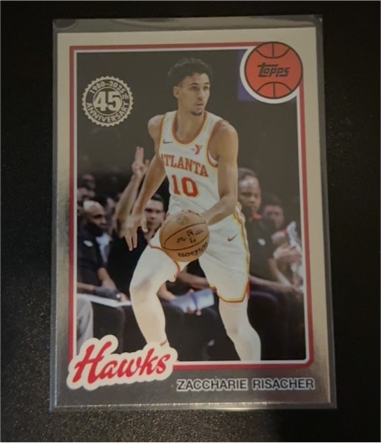 2025-26 Topps Basketball #80BK-24 Zaccharie Risacher — front