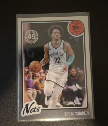 2025-26 Topps 45th Anniversary #80BK-9 Jalen Wilson — front