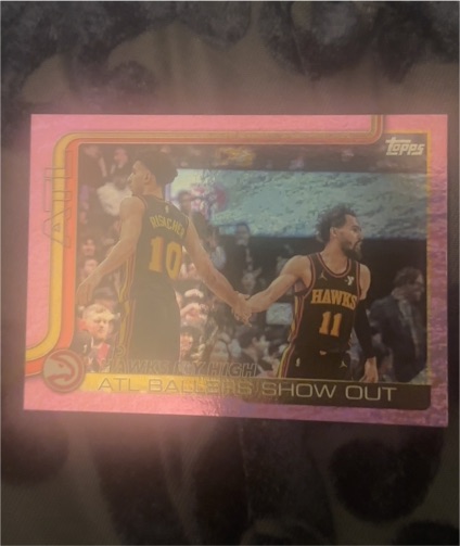 2025 Topps #300 Atlanta Hawks Show Out Dominique Wilkins & Doc Rivers — front