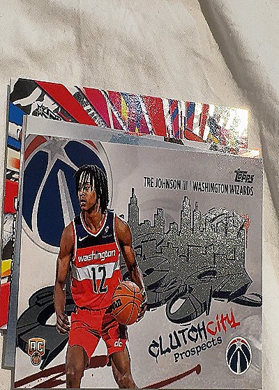 2025-26 Topps Clutch City #CC-9 Tre Johnson III — front