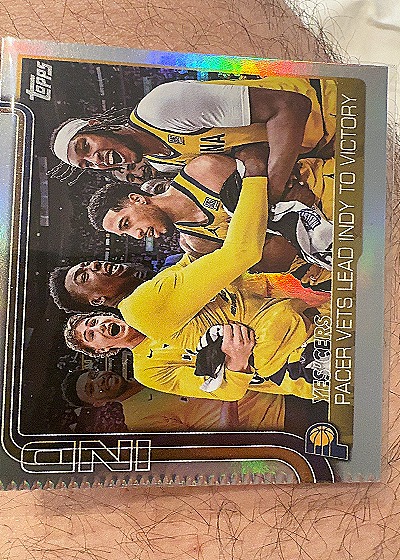 2025-26 Topps #280 Yes'Cers: Pacer Vets Lead Indy To Victory — front