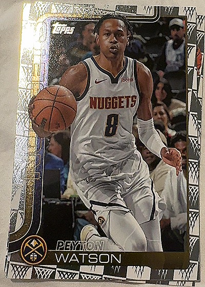 2025-26 Topps Season Tip Off #106 Peyton Watson — front