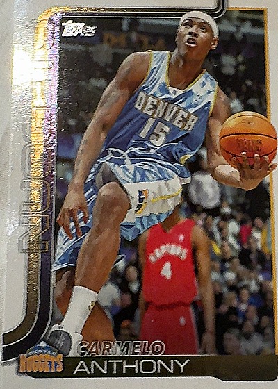 2004 Topps #150 Carmelo Anthony — front