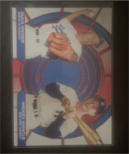 2025 Topps Series 2 #DD-13 Mickey Mantle / Duke Snider Dynamic Duos — front