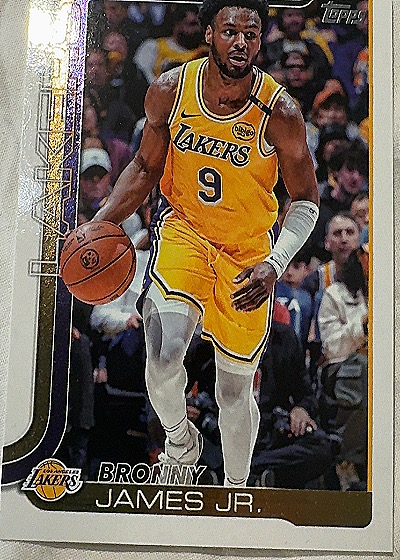 2025-26 Topps #152 Bronny James Jr. — front