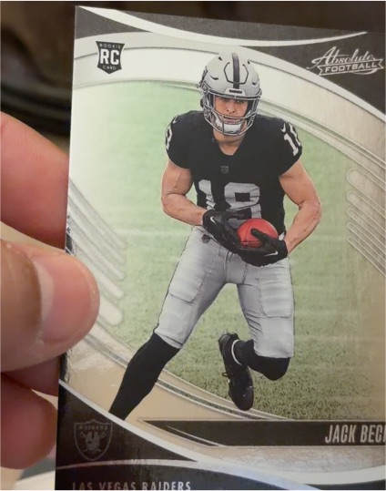 2023 Panini Absolute Football Jack Beck Rookie Card — front