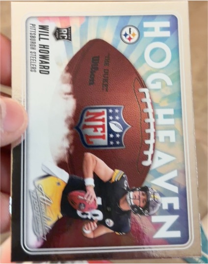 2025 Panini Absolute Hog Heaven #HH-WHD Will Howard — front