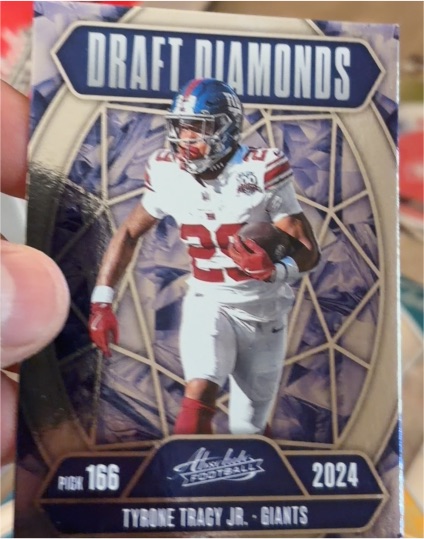 2024 Panini Absolute #DD-TTJ Tyrone Tracy Jr. Draft Diamonds — front