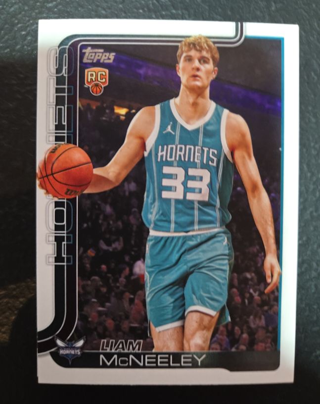 2025-26 Topps #229 Liam McNeeley — front