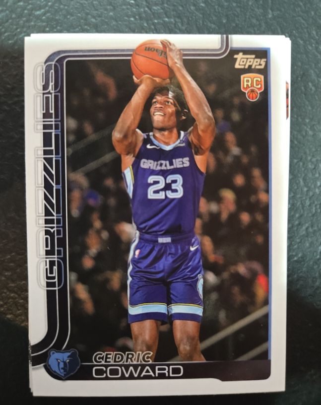 2025-26 Topps #211 Cedric Coward — front