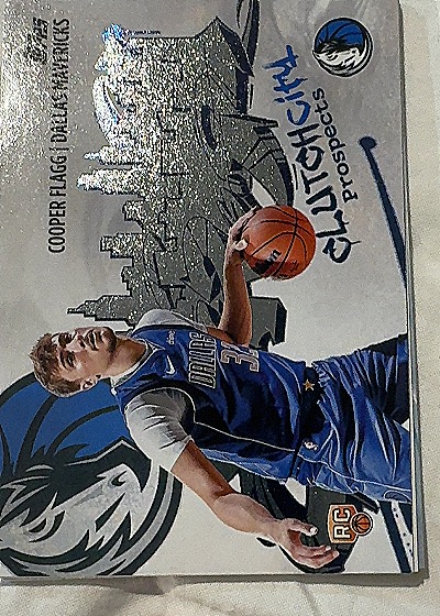 2025-26 Topps #CC-1 Cooper Flagg Clutch City Prospects — front