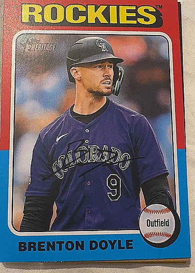 2024 Topps Heritage High Number #643 Brenton Doyle — front