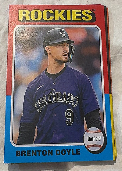 2024 Topps Heritage High Number #643 Brenton Doyle — front