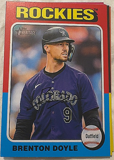 2024 Topps Heritage High Number #643 Brenton Doyle — front