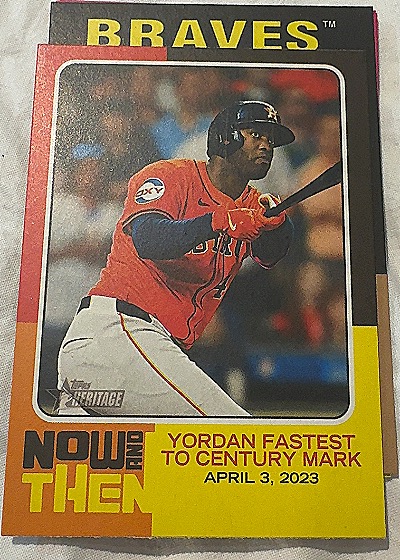 2024 Topps Heritage High Number Now and Then #NAT-4 Yordan Alvarez — front
