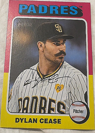2024 Topps Heritage #547 Dylan Cease — front