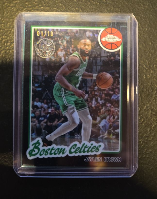 2025-26 Topps Chrome #TC-JB Jaylen Brown — front