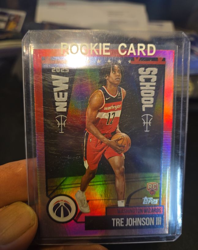 2025-26 Topps Basketball New School #NS-6 Tre Johnson III — front