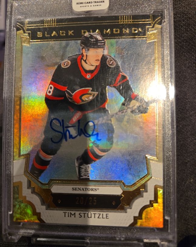 2023-24 Upper Deck Black Diamond #20 Tim Stützle — front