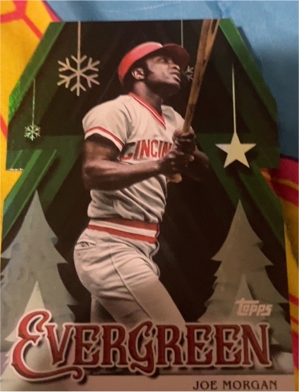 2025 Topps Holiday Evergreen #E-19 Joe Morgan — front