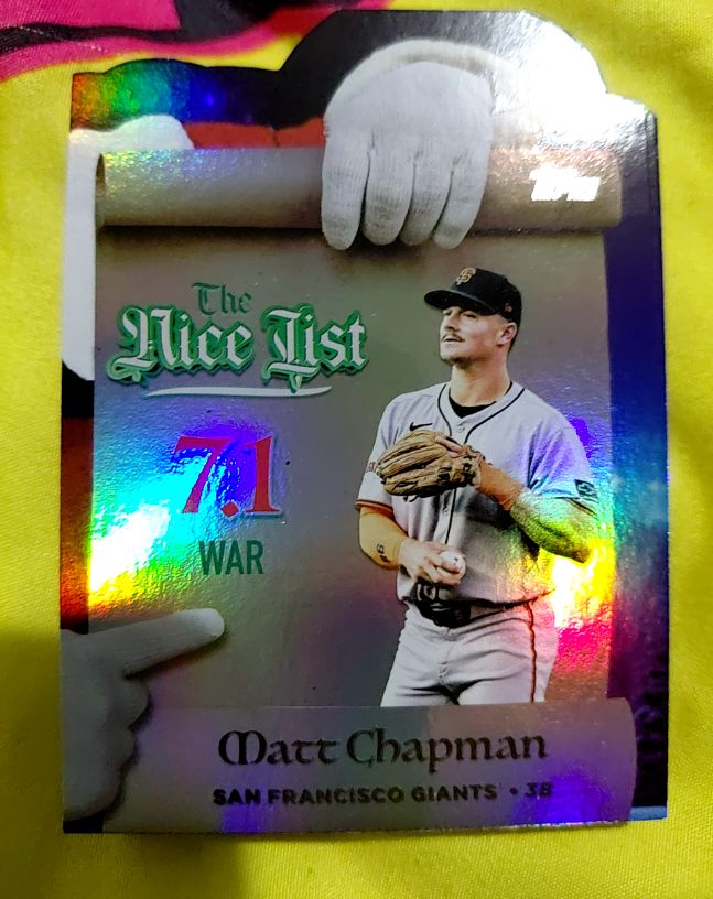 2025 Topps Holiday #MNL-8 Matt Chapman — front